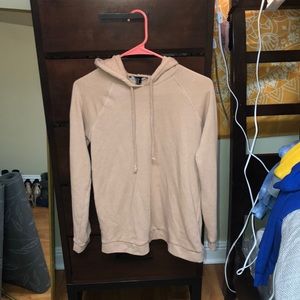 tan hoodie
